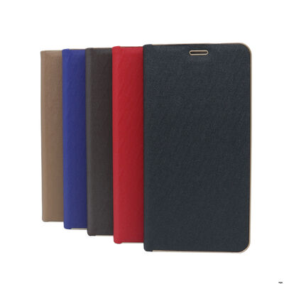 Hard PC Board Flip Wallet Phone Case With Soft Inner Lining Card Slot