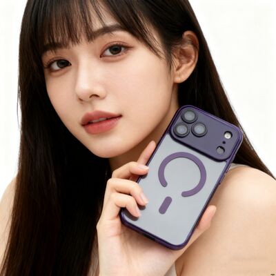 Acrylic TPU MagSafe Phone Case Smooth Customizable Logo