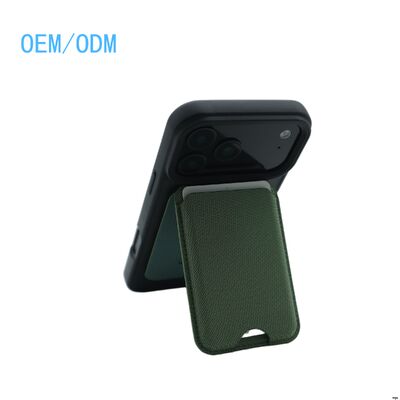 IPhone Magnetic Leather Wallet Slim Anti Slip For Card Storage