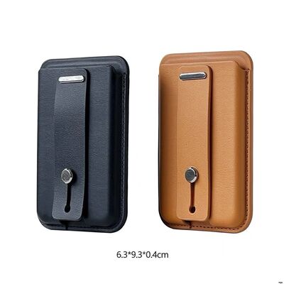 Travel Slim Magsafe Card Wallet Compact With Kickstand Function