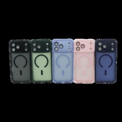 Matte Magsafe Silicone TPU Phone Case Shock Resistant Smooth with Drop Protection