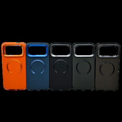 Grid Leather Phone Case