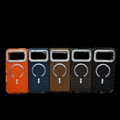 Leather Covered Phone Case With Customizable Service