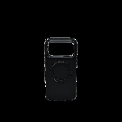 Customized Leather Covered Phone Case With a Ring