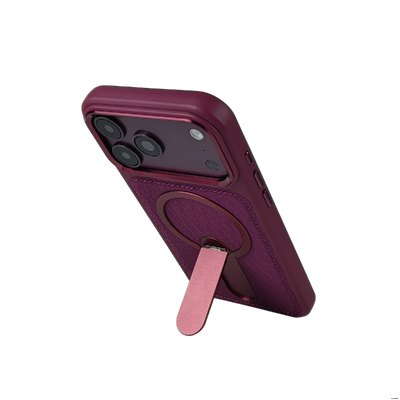 TechWoven MagSafe Case with Foldable Lens Kickstand