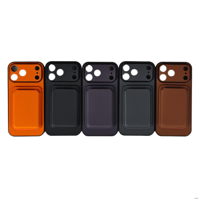 Cowhide Texture Detachable Magnetic Card Holder Phone Case