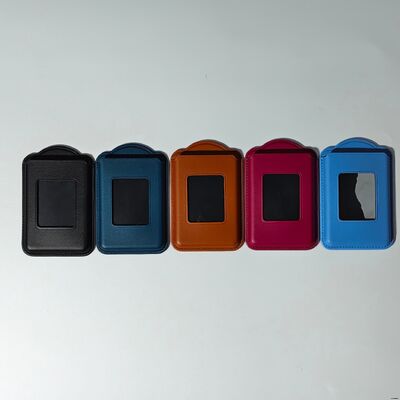 Magnetic Card Wallet With View Window