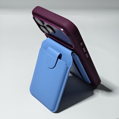 MagSafe Card Wallet With Hinge & Snap Tab