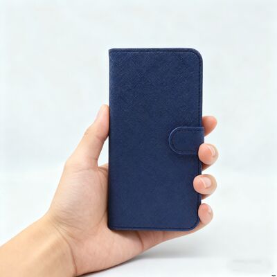 Kickstand Flip Wallet Phone Case Shock Absorbent With Magnetic Buckle