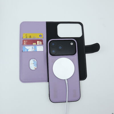 Detachable 2 in 1 Flip Wallet Phone Case with 1 Cash Slot / Magnetic Buckle