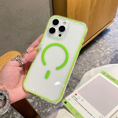 2 in 1 TPU Magsafe Phone Case Drop Protection with 4 Corners Airbags