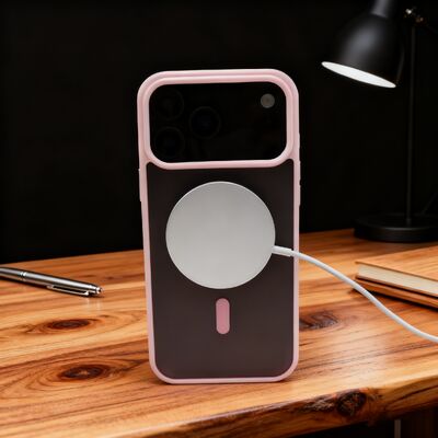 TPU PC Materials Magsafe Phone Cover with Camera Protection Raised Edges