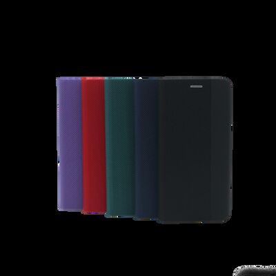 Oxford Fabric Flip Wallet Phone Case Wear Resistant OEM with Built In Kickstand