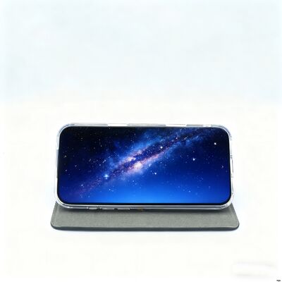 Oxford Fabric Flip Wallet Phone Case Wear Resistant OEM with Built In Kickstand