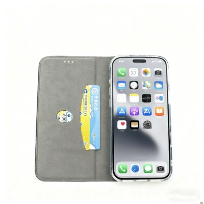 Oxford Fabric Flip Wallet Phone Case Wear Resistant OEM with Built In Kickstand