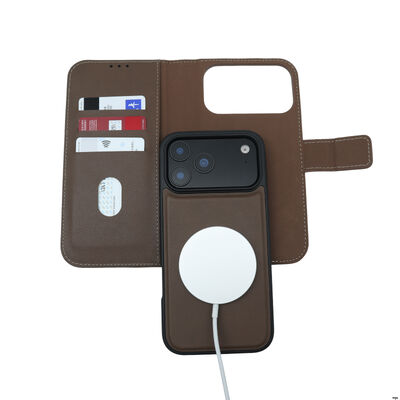 Genuine Leather Flip Wallet Phone Case Waterproof Shockproof Customizable Logo