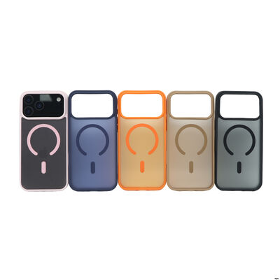 TPU PC Materials Magsafe Phone Cover with Camera Protection Raised Edges