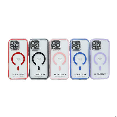 2 in 1 TPU Magsafe Phone Case Drop Protection with 4 Corners Airbags