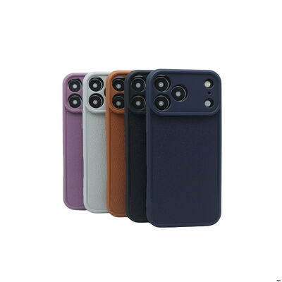 Textured Leather Like Finish TPU Sleek Phone Case Scratch Resistant