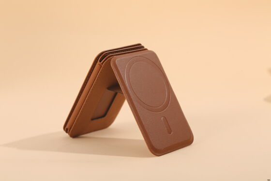 Anti Scratch Magsafe Card Wallet With Tri Fold Layout / Mirror