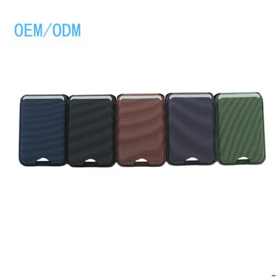 IPhone Magnetic Leather Wallet Slim Anti Slip For Card Storage