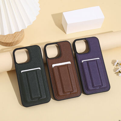 Card Solt Leather Phone Case Functional For Mobile Devices
