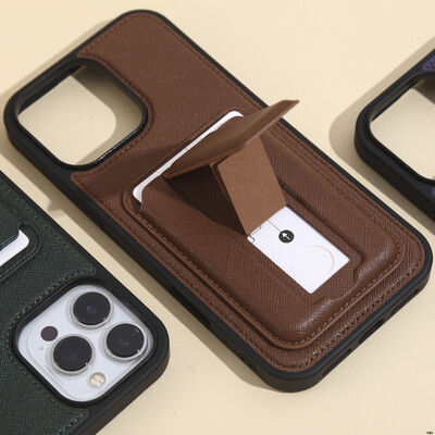 Card Solt Leather Phone Case Functional For Mobile Devices