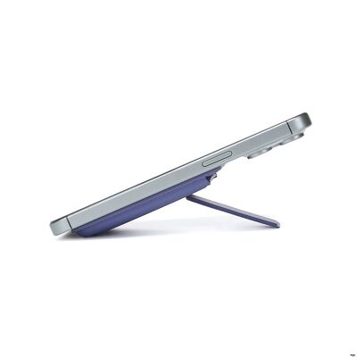 Kickstand Magsafe Card Wallet Fold Flat Lightweight With Built In Magnets