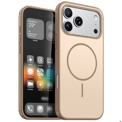 Microfiber Lining Magsafe Phone Case 360 Degree Protective Smooth Matte Soft