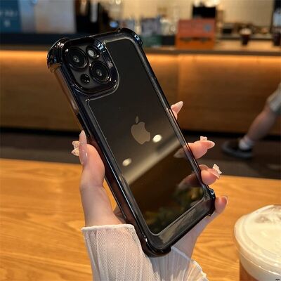 Arc Edges Hybrid Silicone Phone Case Lightweight Slim with 4 Corners Airbags