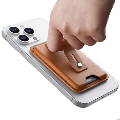 Travel Slim Magsafe Card Wallet Compact With Kickstand Function