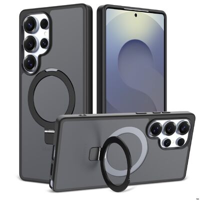 Multi Angle Adjustment MagSafe Kickstand Case For S25 Ultra Phone