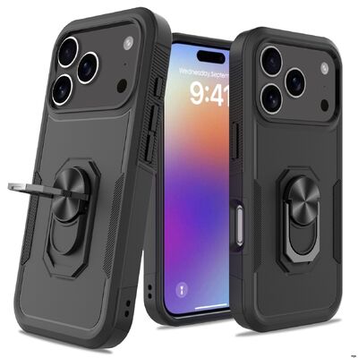 Kickstand Leather Covered Phone Case Featuring 360 Degree Rotatable