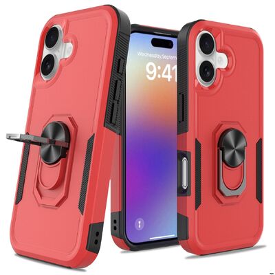 Kickstand Leather Covered Phone Case Featuring 360 Degree Rotatable