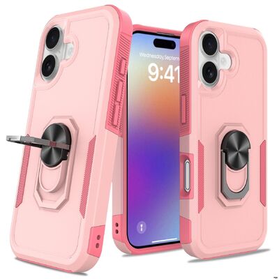 Kickstand Leather Covered Phone Case Featuring 360 Degree Rotatable