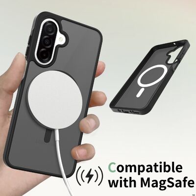 TPU PC Materials MagSafe Phone Case Wireless Charging Protecting Camera Lenses