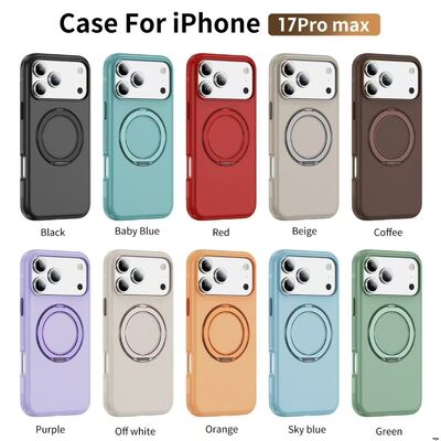 Hands Free Viewing Kickstand TPU Phone Case with Rhinestone Lens Ring