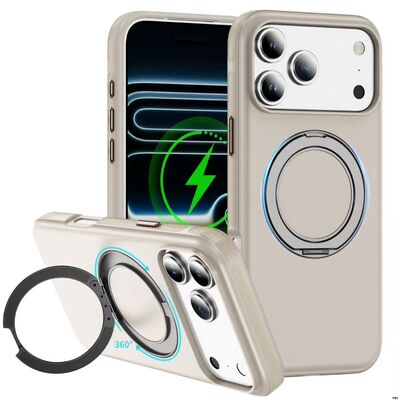 Hands Free Viewing Kickstand TPU Phone Case with Rhinestone Lens Ring