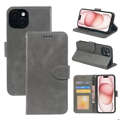Card Storage Flip Wallet Phone Case Hands Free Vertical Horizontal for Video Conferences