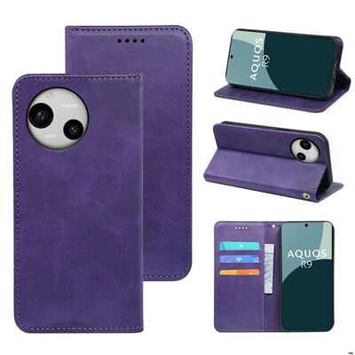 Leather Kickstand Flip Wallet Phone Case for Hands Free Viewing