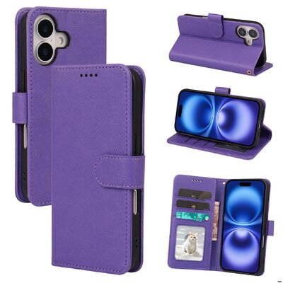 Kickstand Flip Card Wallet Phone Case for Huawei iPhone Samsung