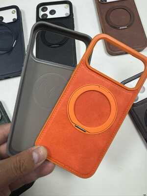 Customized OEM/ODM Service Leather Phone Case With Ring 