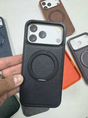 Customized OEM/ODM Service Leather Phone Case With Ring 