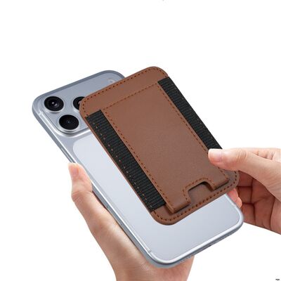 Customized Magsafe Card Wallet with Built in Magnets and Easy Access Card Slot Providing Hands Free Convenience and Secure Card Storage for Business