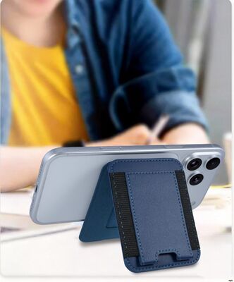 Customized Magsafe Card Wallet with Built in Magnets and Easy Access Card Slot Providing Hands Free Convenience and Secure Card Storage for Business