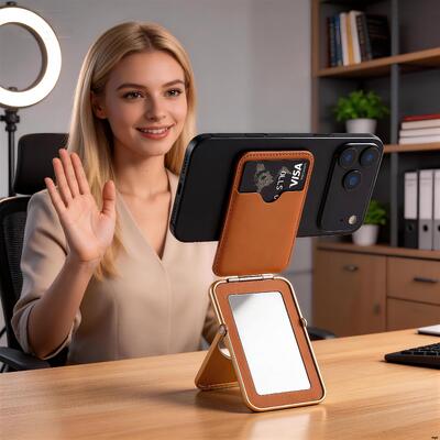 Customized Logo Tripod Magsafe Card wallet With OEM/ODM Service