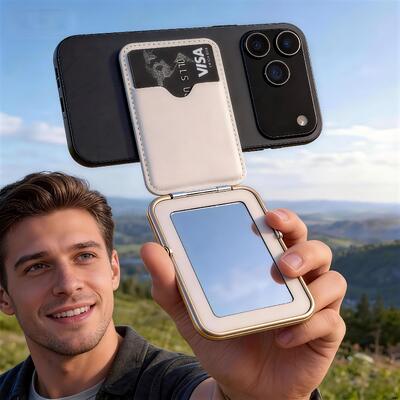 Customized Logo Tripod Magsafe Card wallet With OEM/ODM Service