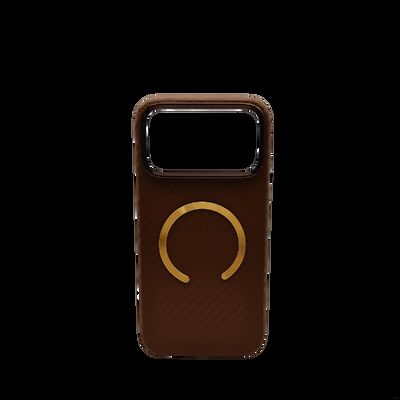 Carbon Fiber Material Leather Phone Case