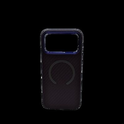 Carbon Fiber Material Leather Phone Case