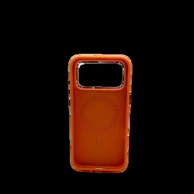 Leather Covered Phone Case With Customizable Service